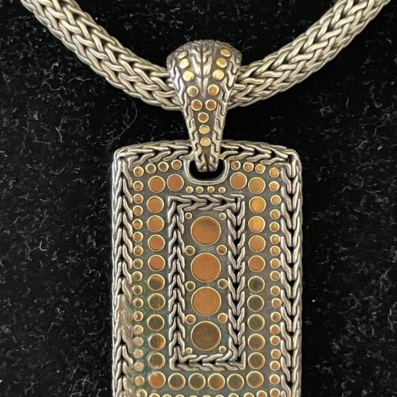 JOHN HARDY PENDANT DOG TAG - Picture 1 of 8